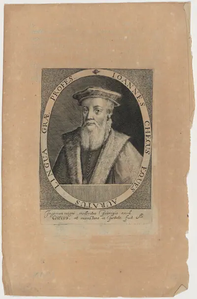 Sir John Cheke, Tutor to Edward VI