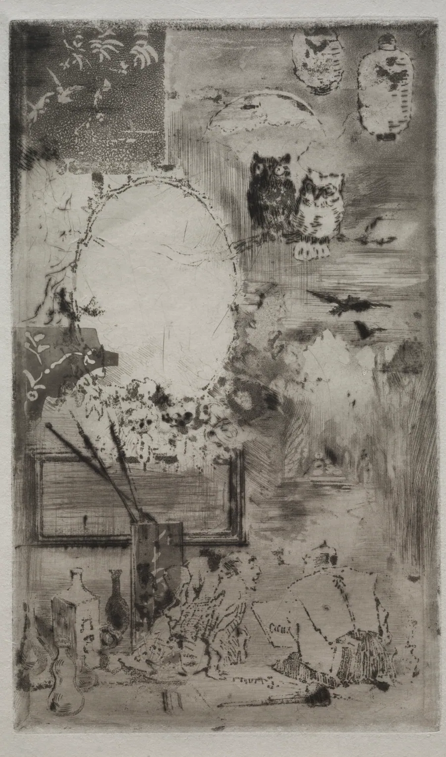 Baptism in the Japanese Style by Félix Hilaire Buhot