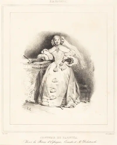 Costume de Paquita dans la Reine d'Espagne