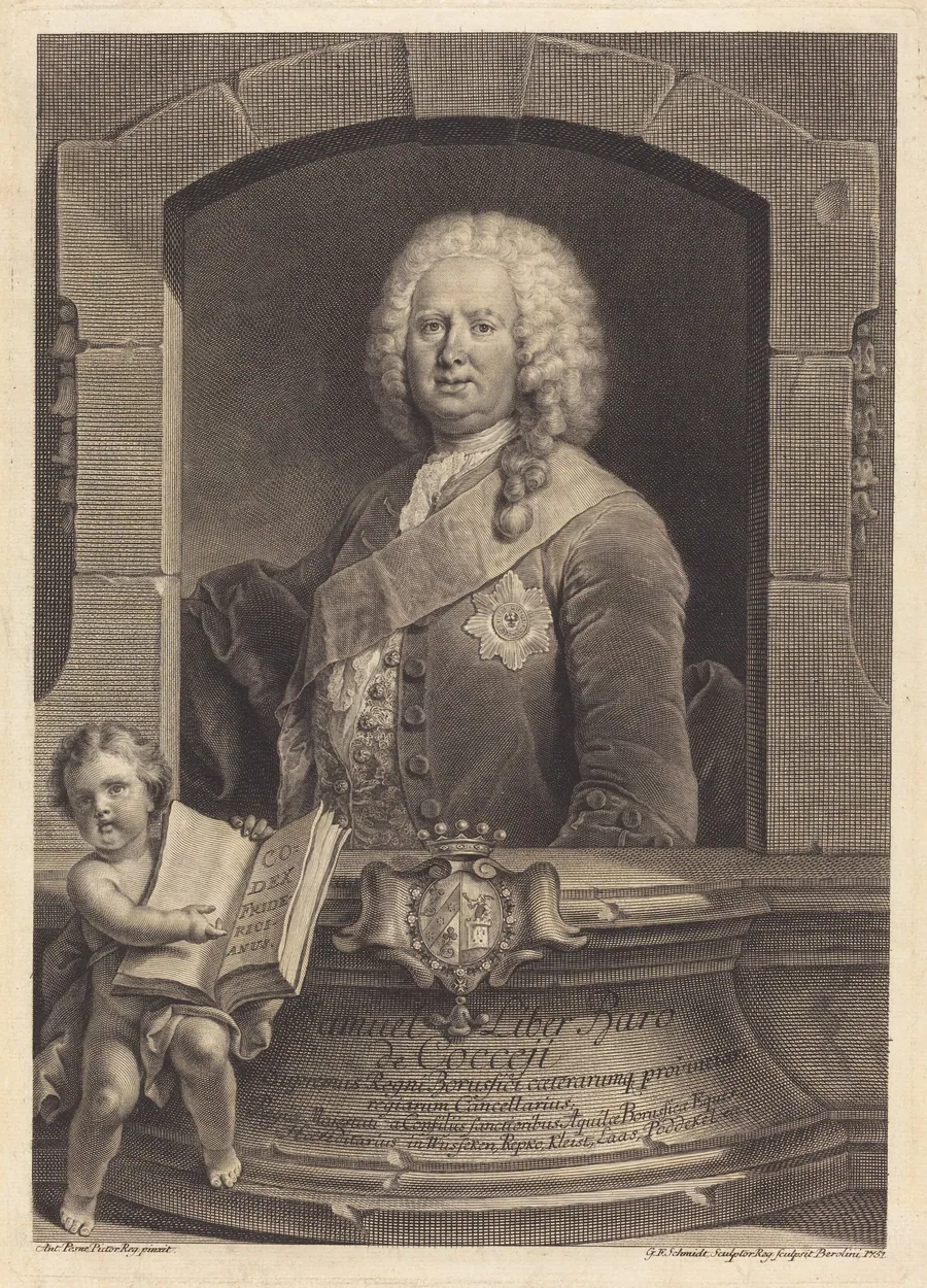 Samuel Liber Baro de Cocceji by Georg Friedrich Schmidt