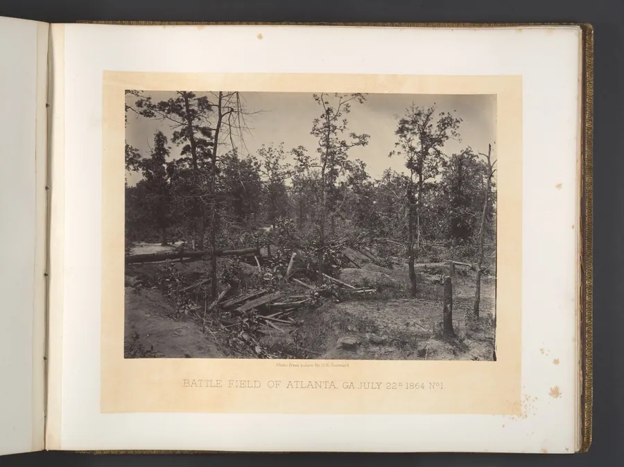 Battle Field of Atlanta, Georgia, July 22nd 1864 No. 1 by George N. Barnard