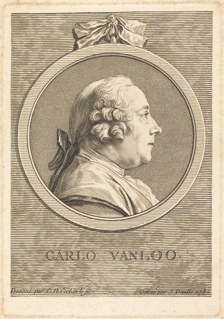Carle Vanloo by Jean Daullé