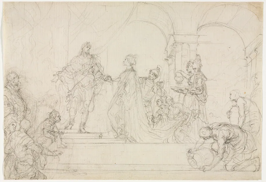 Meeting of Solomon and Queen of Sheba by Francesco Solimena