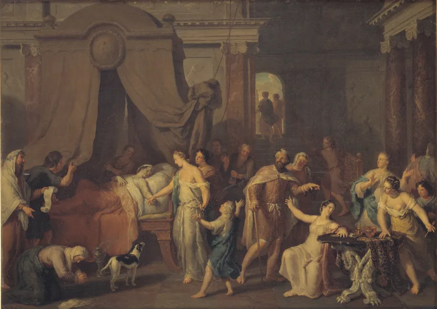 Alkestis og Admet by Gerard Hoet I
