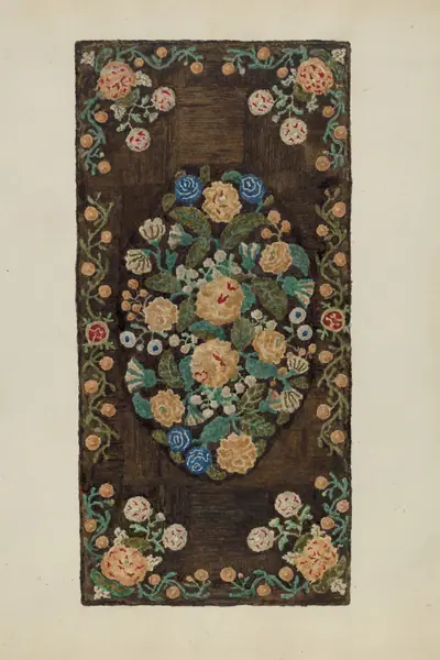 Sewed "Caterpillar" Rug