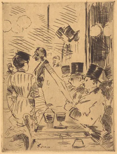 Le café de la Nouvelle Athènes (The Cafe of the New Athens)