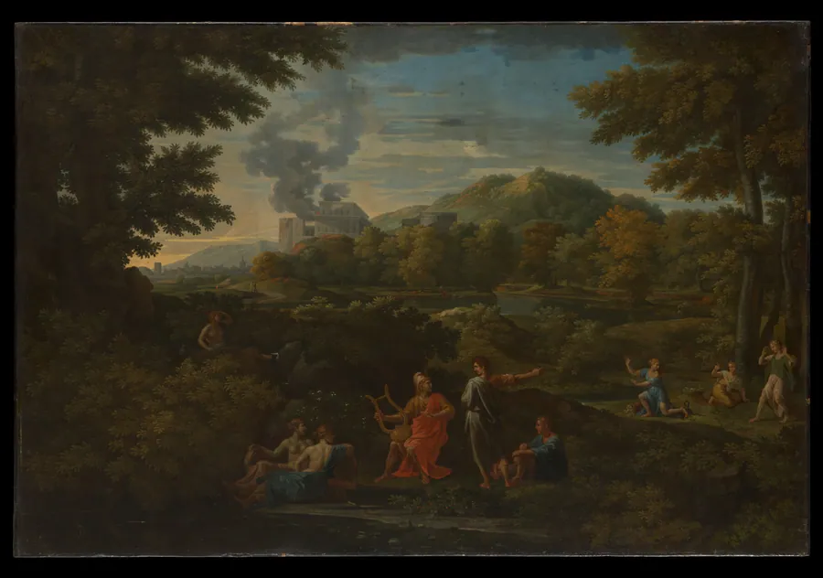 Orpheus and Eurydice by Nicolas Poussin