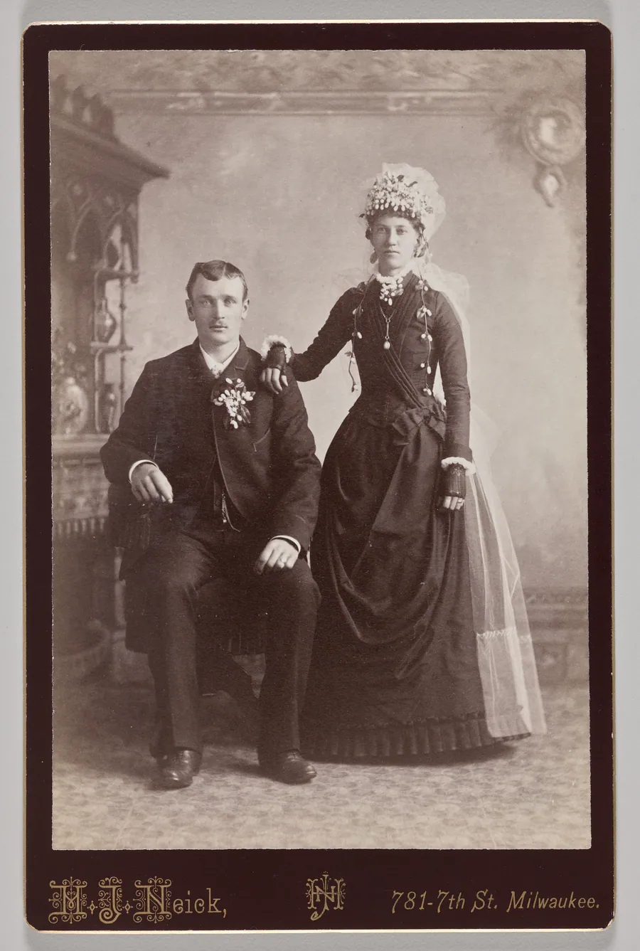 Untitled (marriage portrait) by H.J. Neick