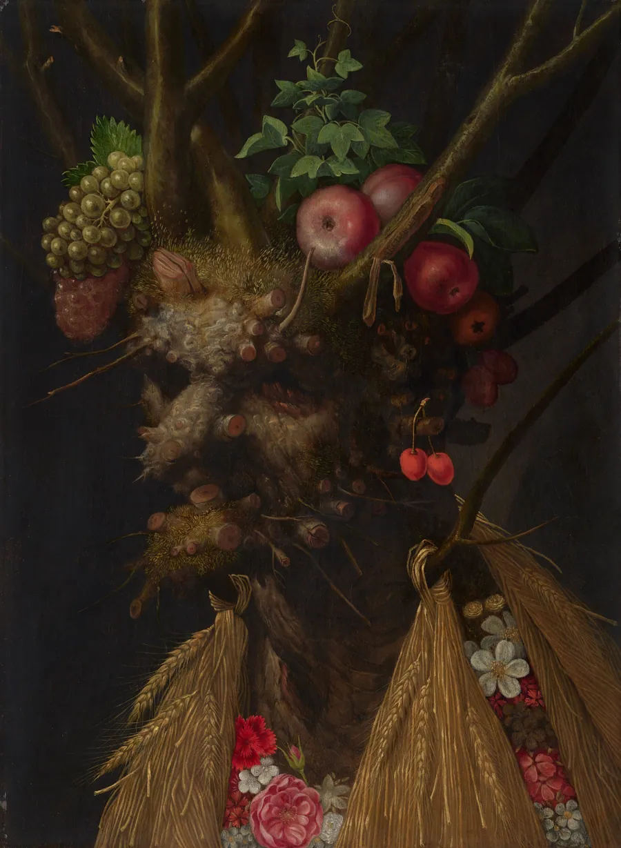 Four Seasons in One Head by Giuseppe Arcimboldo