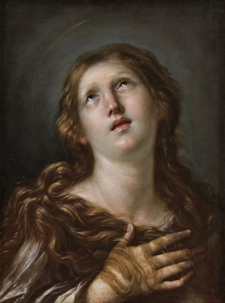 Den angrende Maria Magdalene by Girolamo Troppa