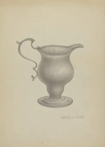 Silver Cream Pitcher
