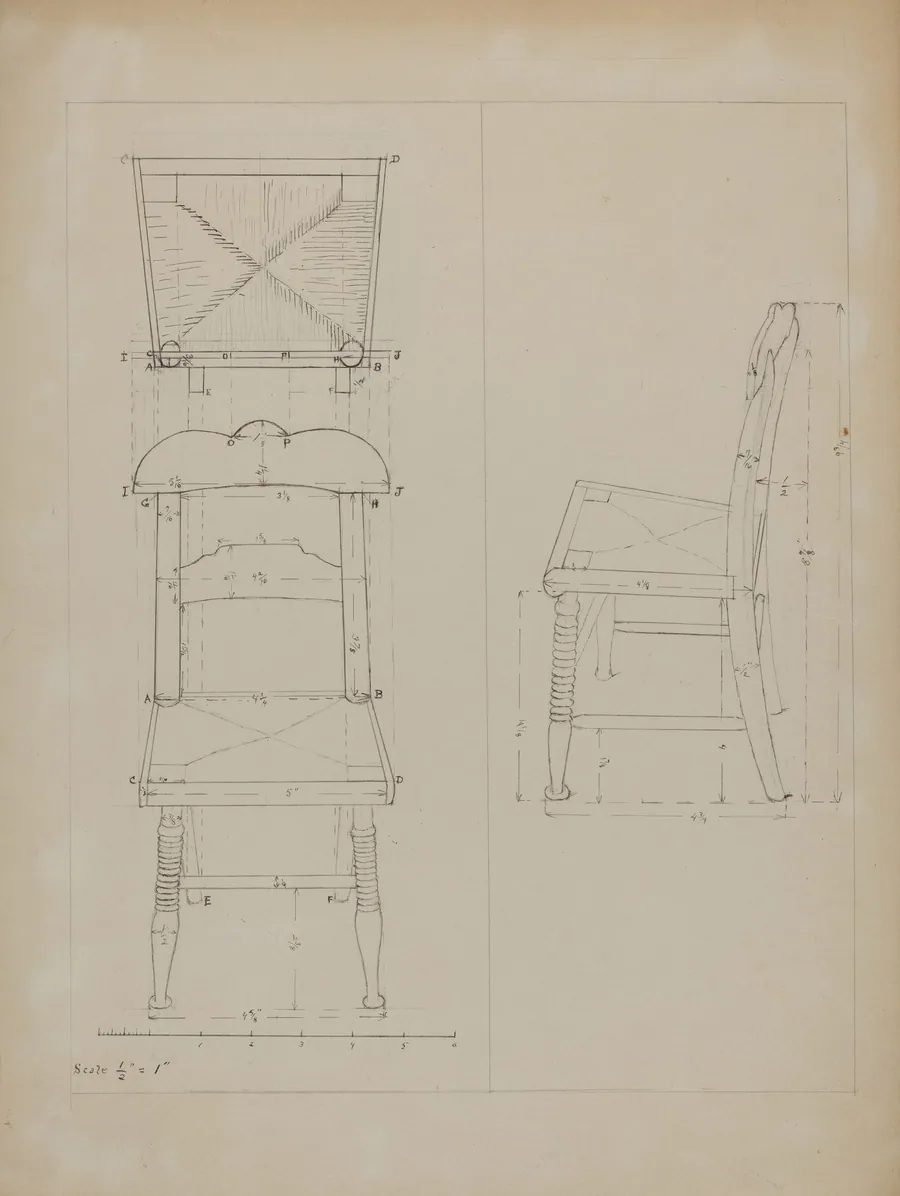 Toy Chair by Edith Magnette