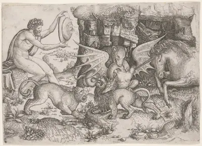 Allegorical Theme: Combat of Animals