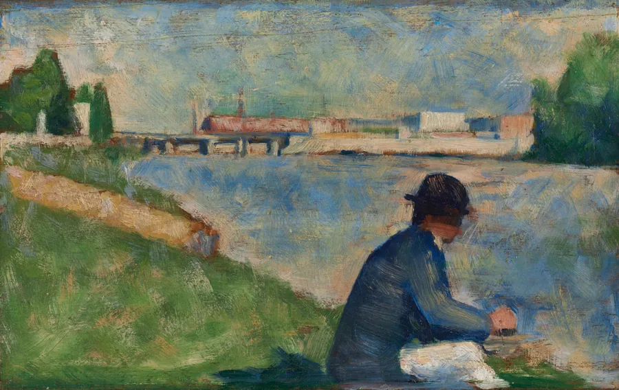 Study for "Bathers at Asnières" by Georges Seurat