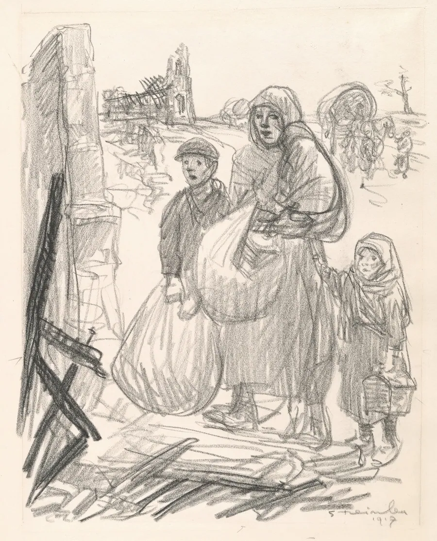C'est ici, chez nous! by Théophile Alexandre Steinlen