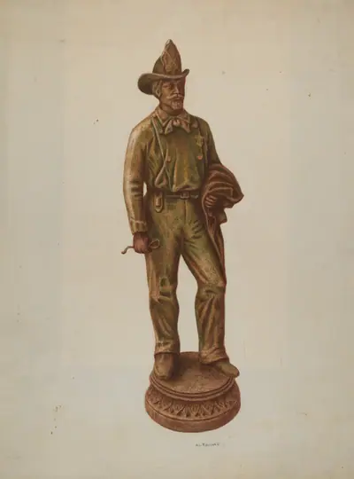 Plaster Cast Figurine