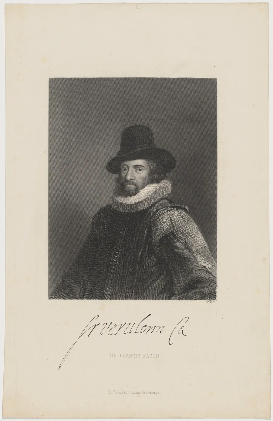 Sir Francis Bacon by William Holl I