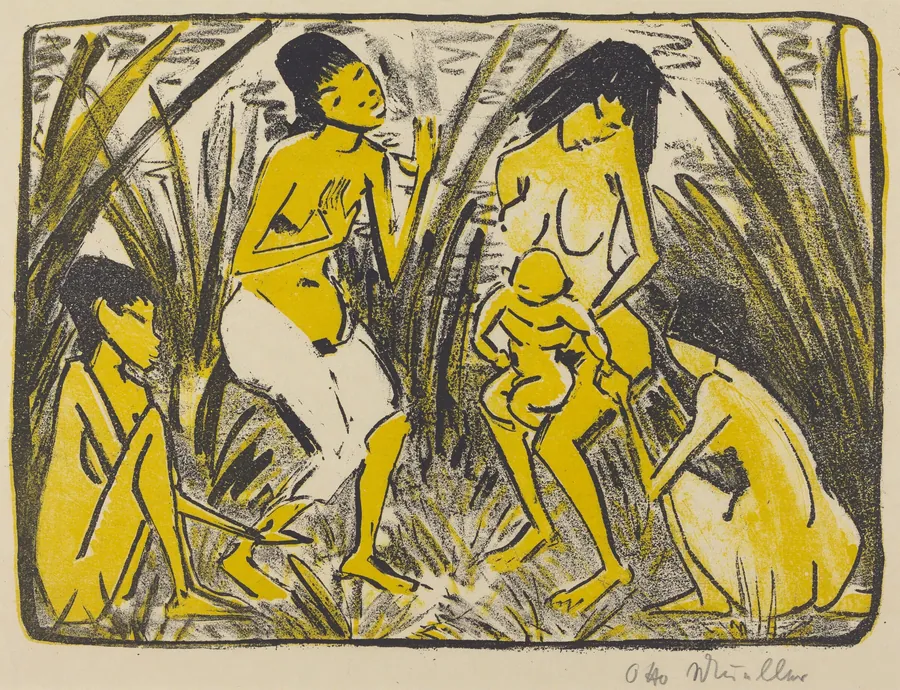 Finding of Moses (Auffindung des Moses) by Otto Mueller