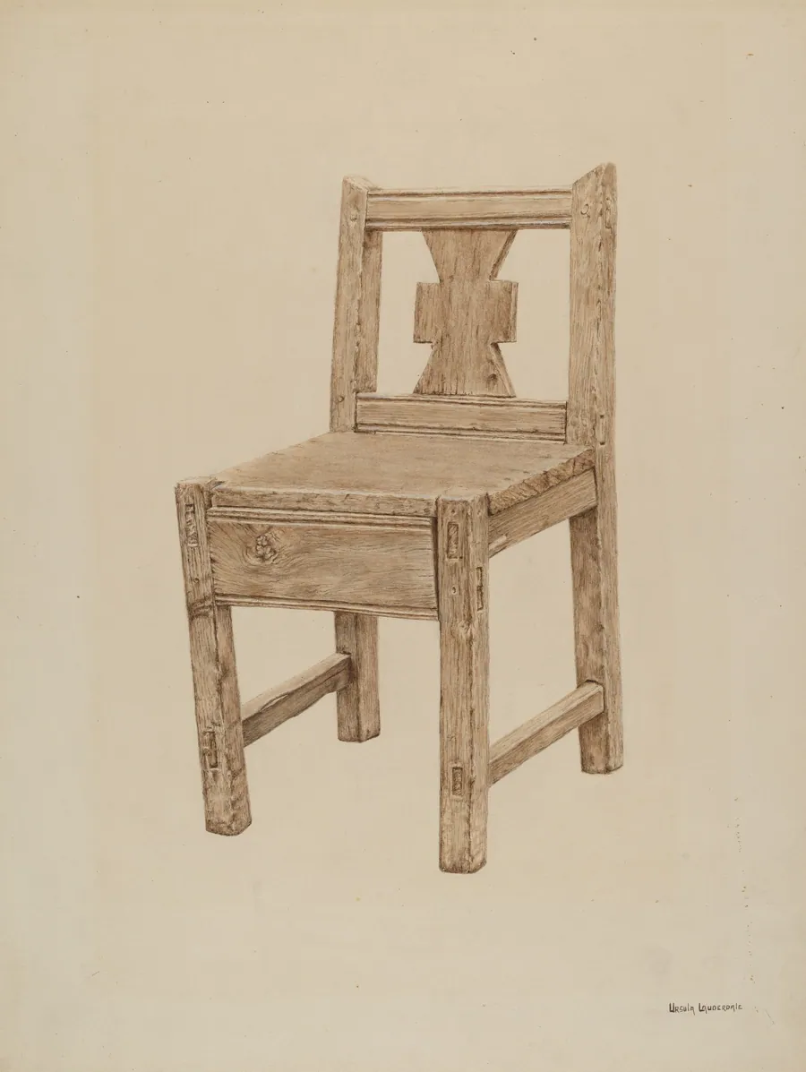 Monk's Chair by Ursula Lauderdale