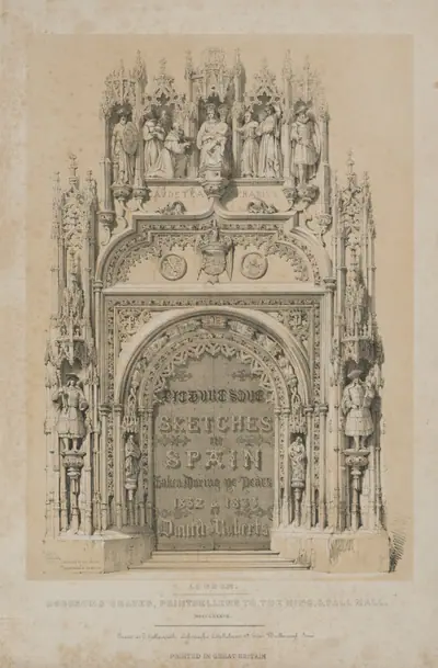 Picturesque Sketches in Spain: Title Page