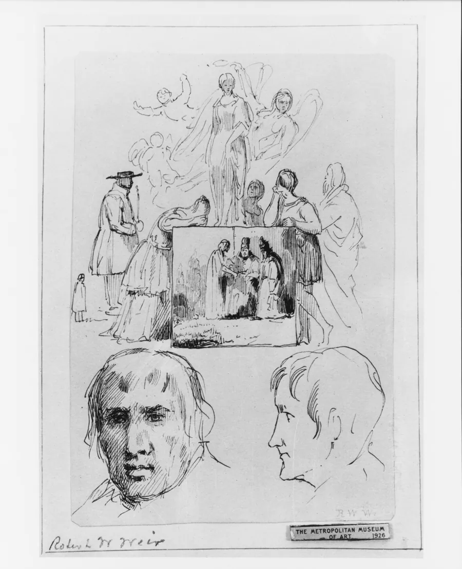 Sketches (from McGuire Scrapbook) by Robert Walter Weir