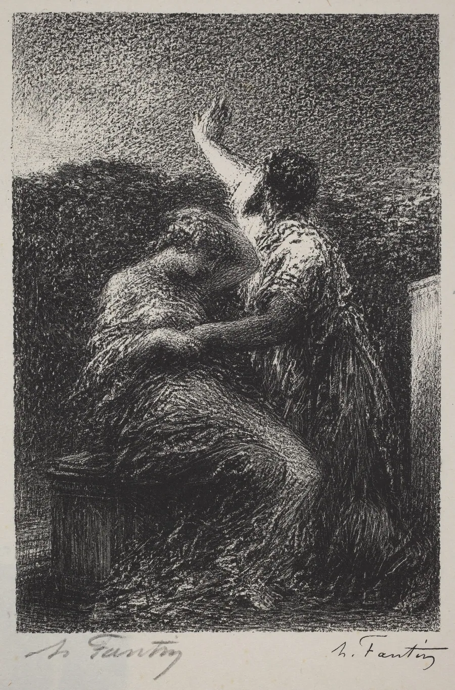 Le Mage Balthazar et Fatime by Henri Fantin-Latour