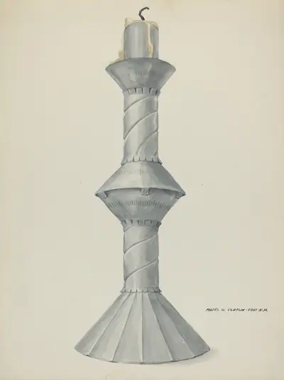 Penitente Altar Candle Stick