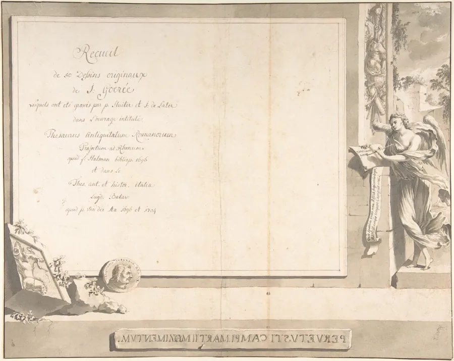 Frontispiece for "Thesaurus Antiquitatum Romanarum" by Jan Goeree
