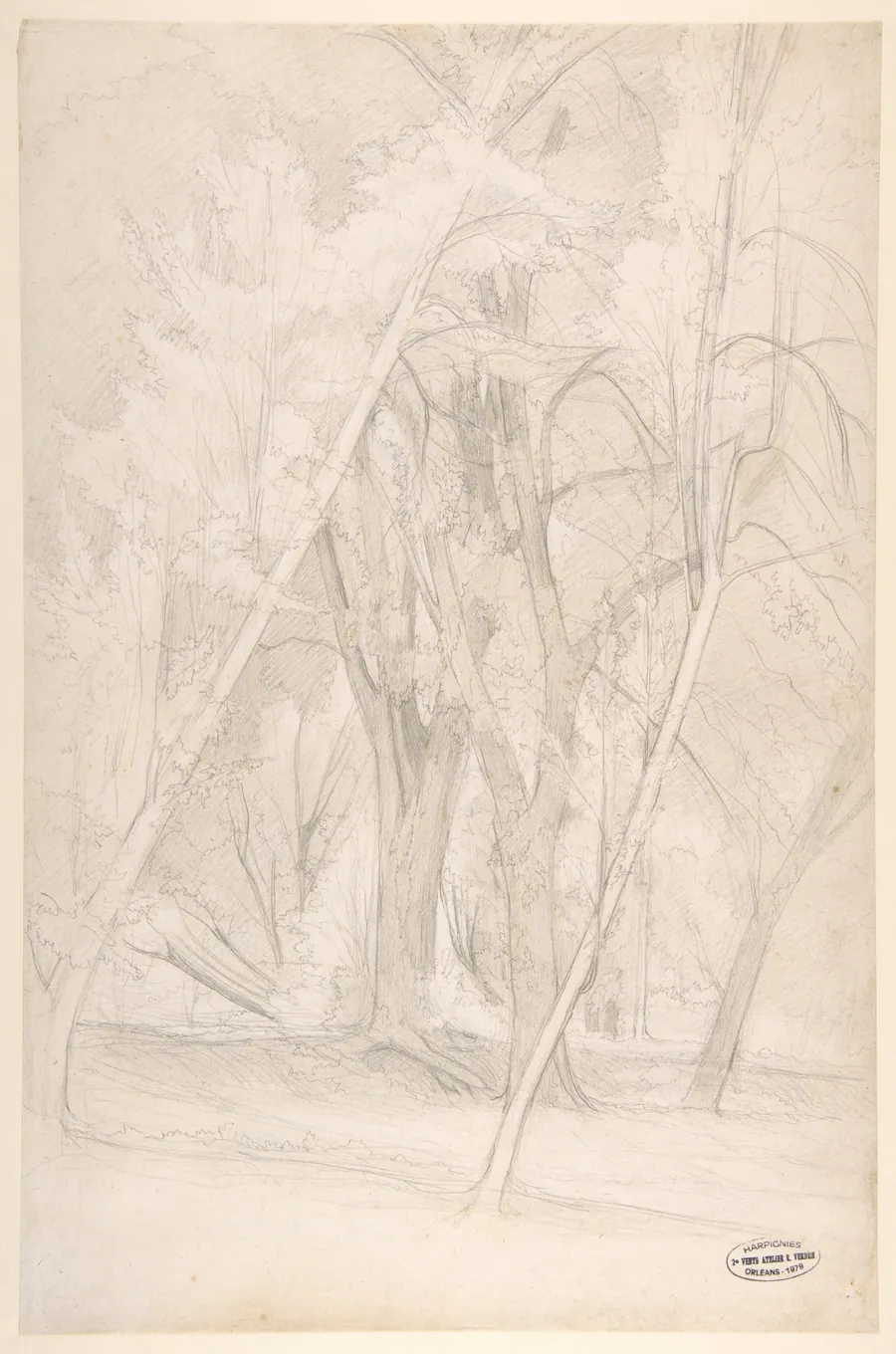Forest Interior by Henri-Joseph Harpignies