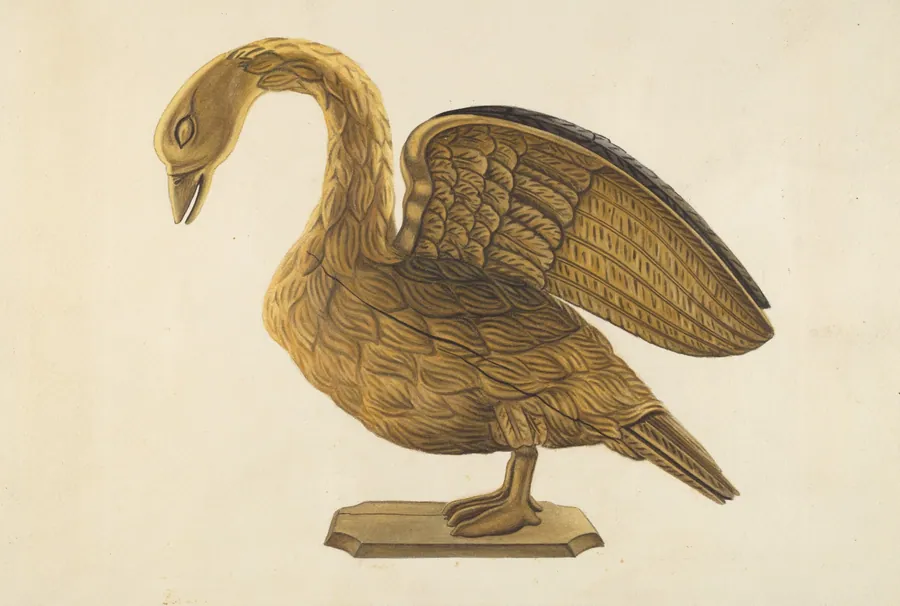 Carved Goose by Sumner Merrill