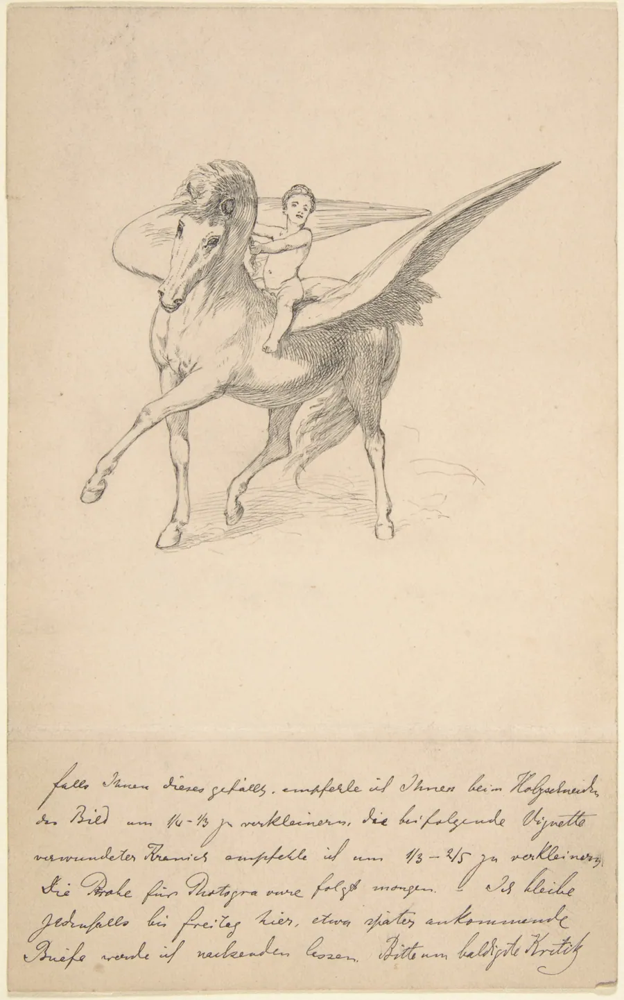 Pegasus and the Young Bellephron by Max Klinger