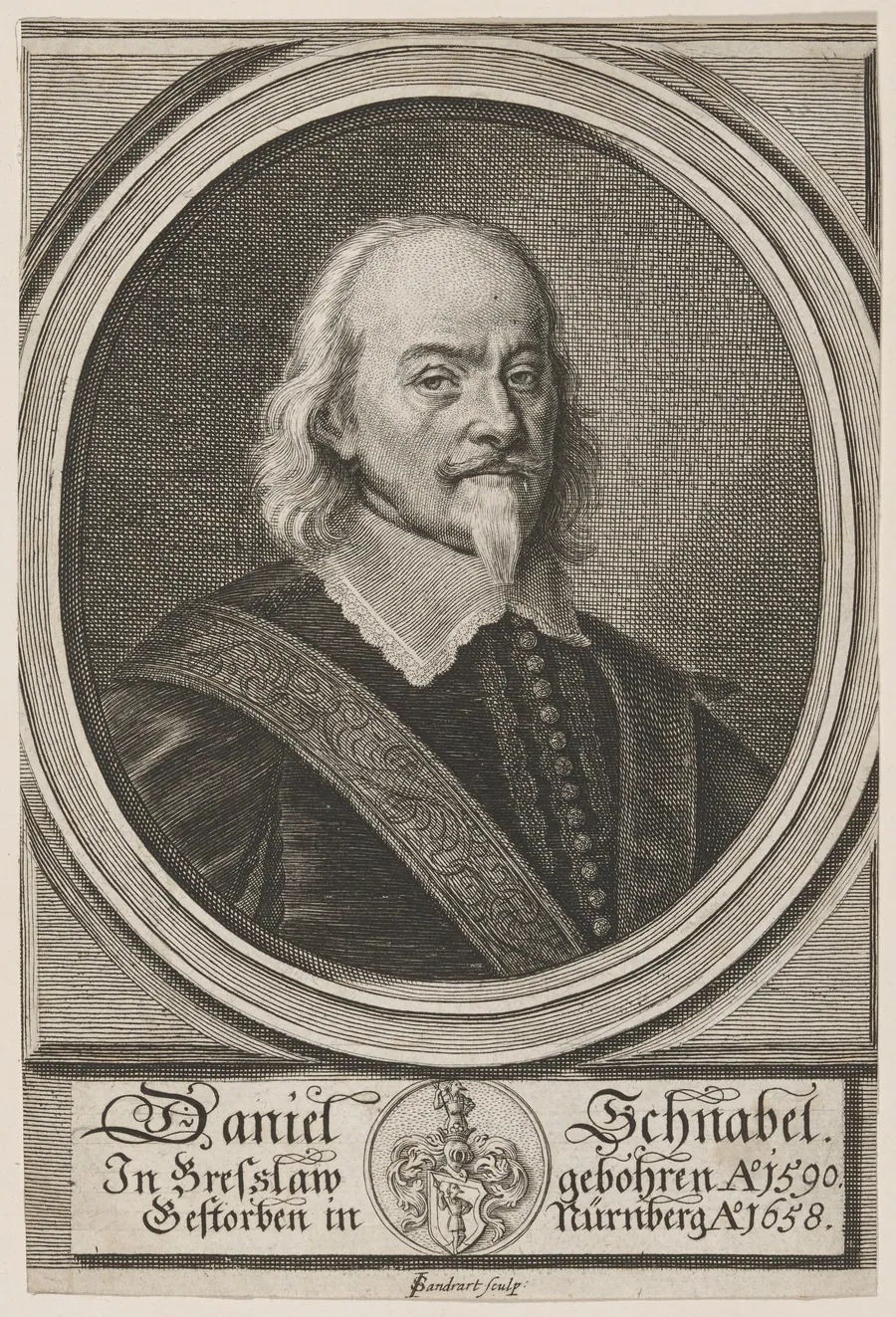 Daniel Schnabel by Jacob von Sandrart