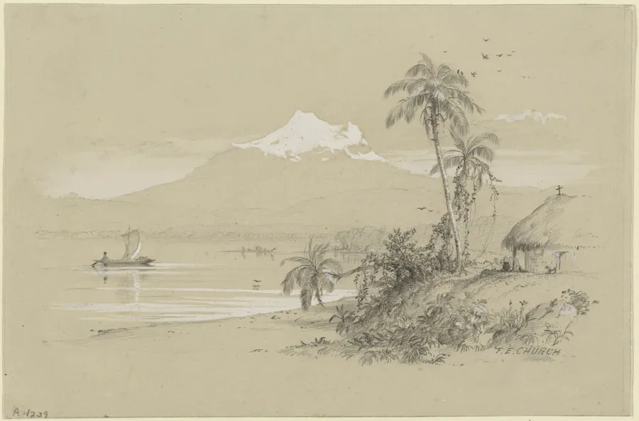 Magdalena River, New Granada, Equador by Frederic Edwin Church