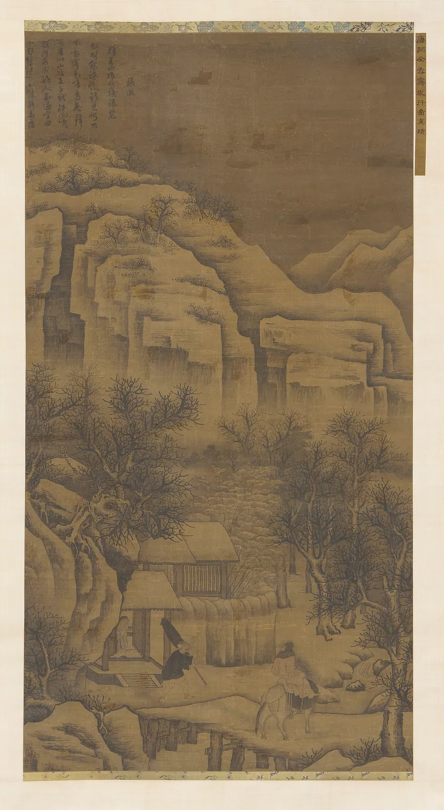 Visiting a friend after snowfall without a meeting by Formerly attributed to Guan Tong (early 10th century)