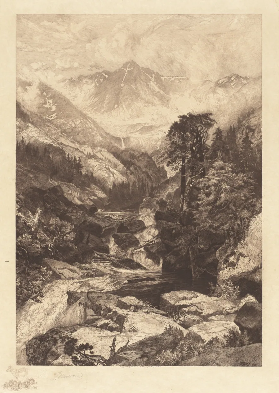 Mountain of the Holy Cross, Colorado by Thomas Moran