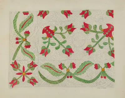 Quilt - Tulip Design