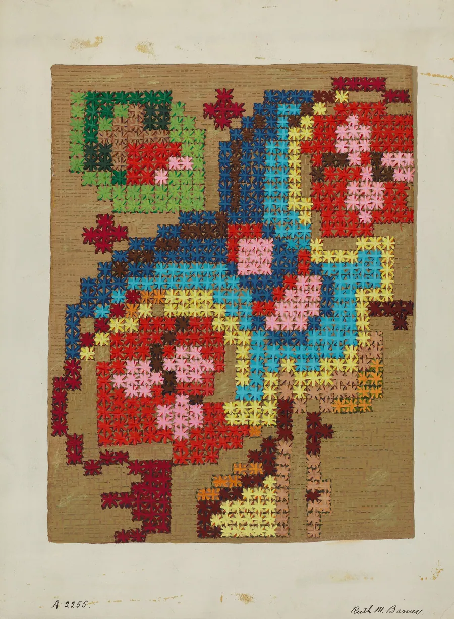 Table Cover by Ruth M. Barnes