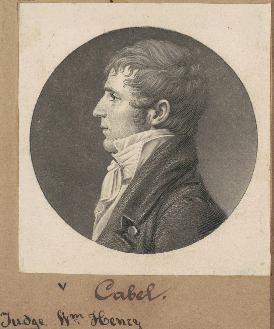 William H. Cabell by Charles B. J. Févret de Saint-Mémin