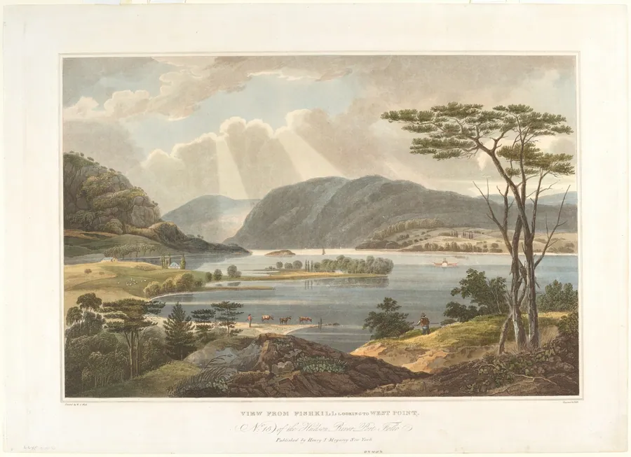 View from Fishkill Looking to West Point by John Hill