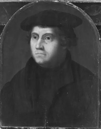 Portræt af Luther