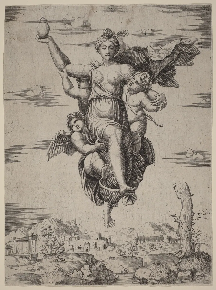 Psyche Carried to Olympus by Italian 16th Century