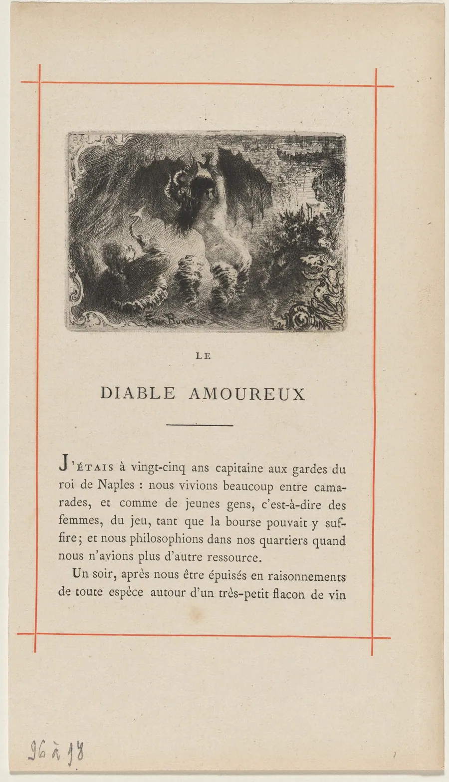 First Vignette by Félix-Hilaire Buhot
