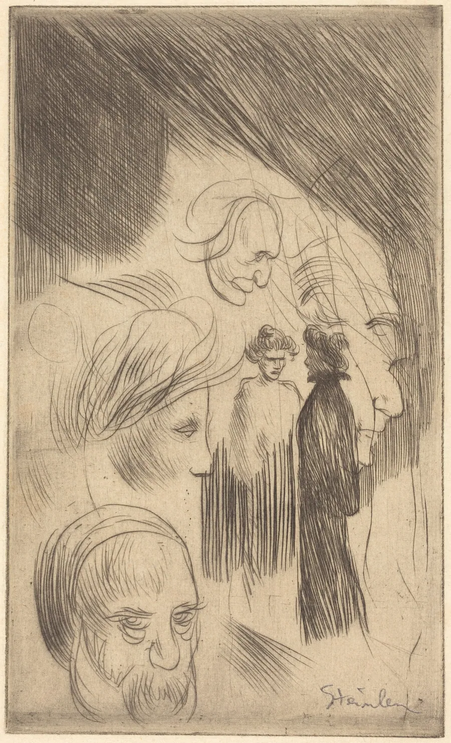 Sketch Plate by Théophile Alexandre Steinlen