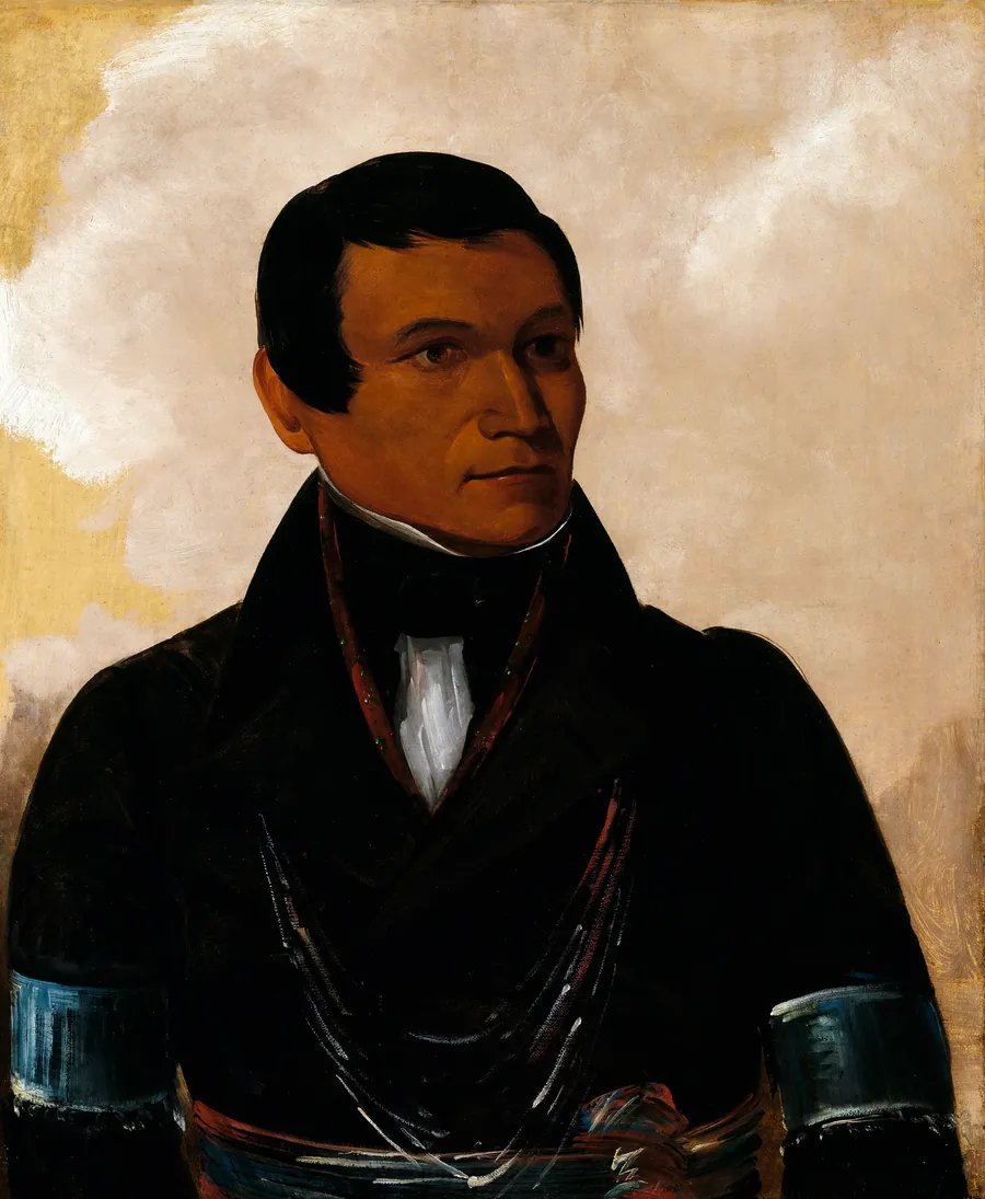 Cú-sick, Son of the Chief by George Catlin, born Wilkes-Barre, PA 1796-died Jersey City, NJ 1872