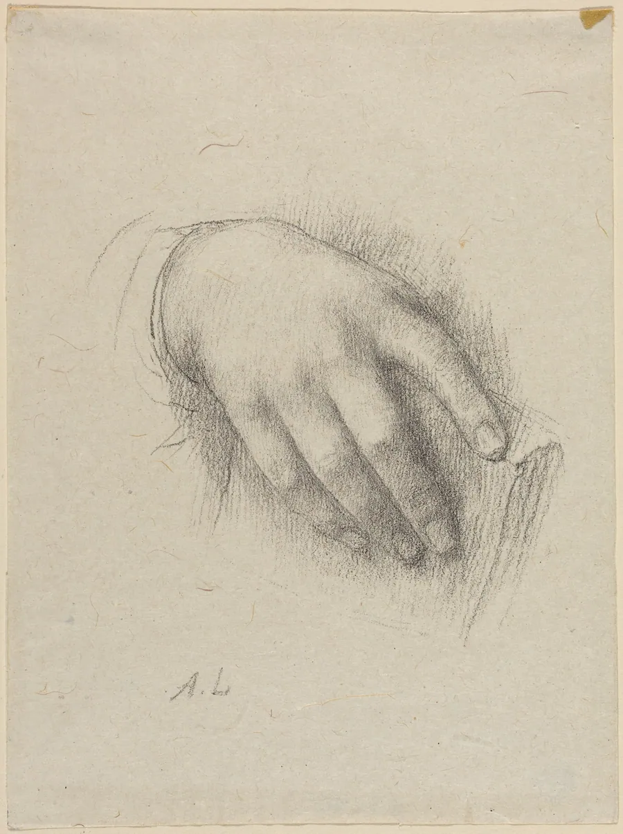 The Hand of the Artist's Daughter by Alphonse Legros