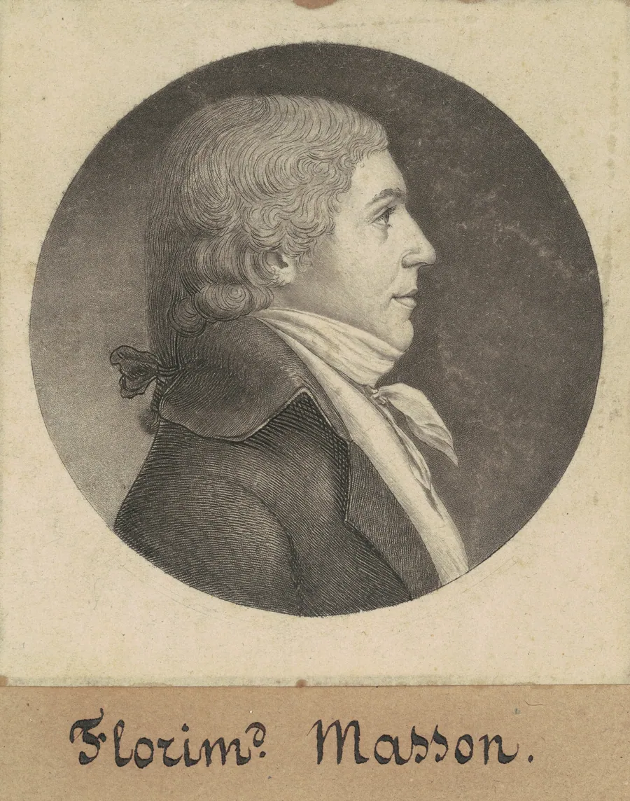 Florimond Masson by Charles B. J. Févret de Saint-Mémin