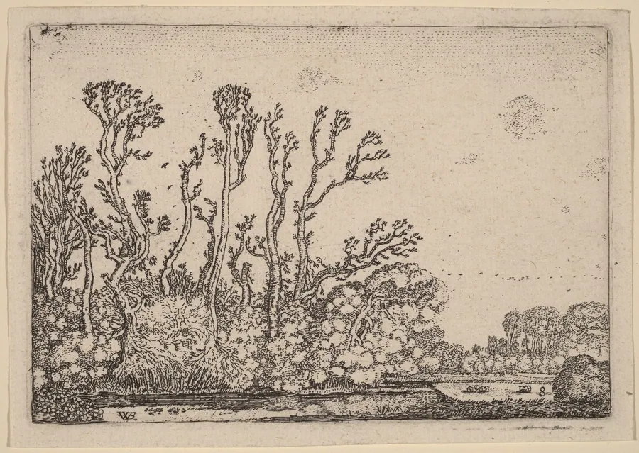 Herd of Sheep Near the Water by Willem Buytewech