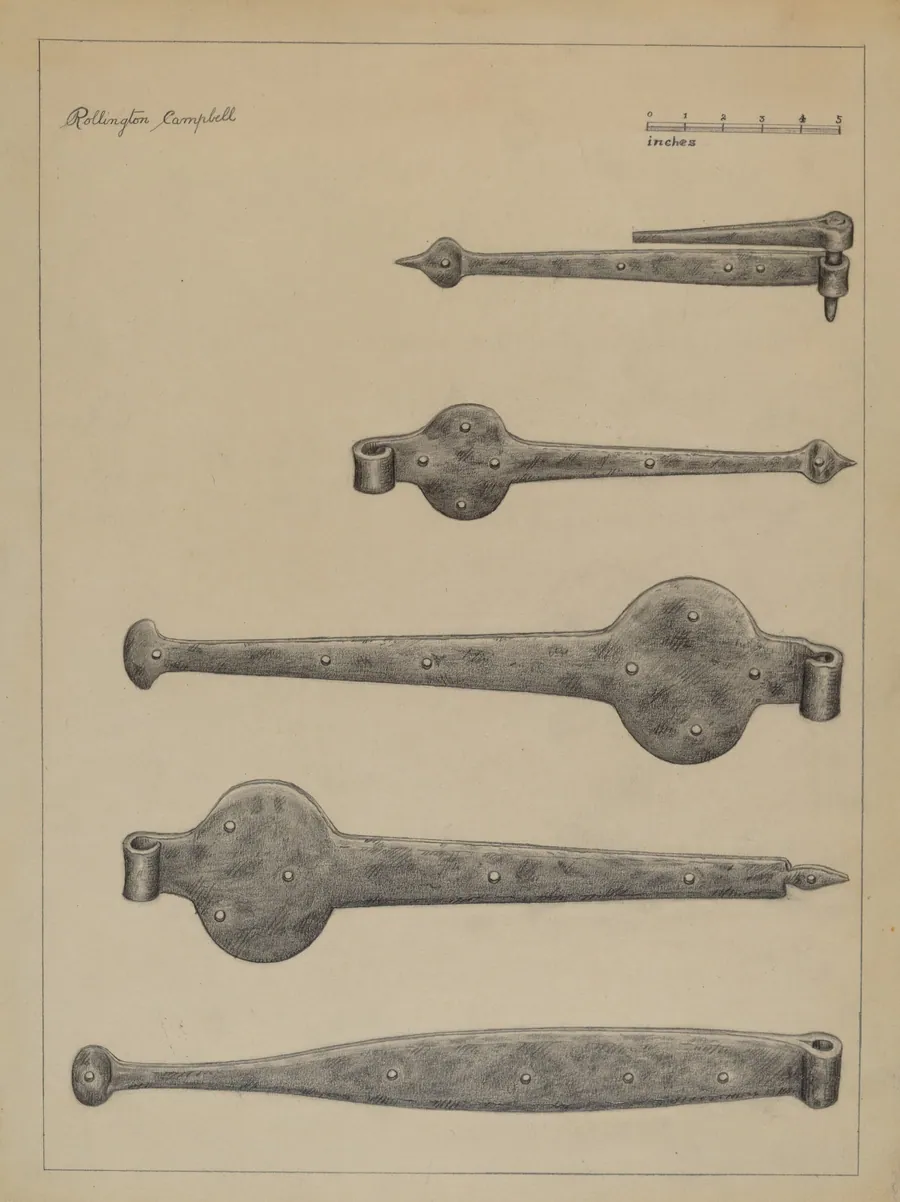 Strap Hinges by Rollington Campbell