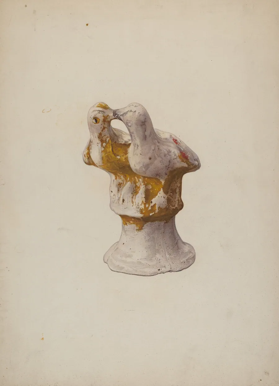 Chalkware Ornament by Beatrice DeKalb