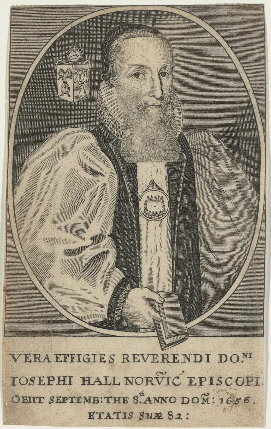 Joseph Hall, Bishop of Norwich by William Faithorne
